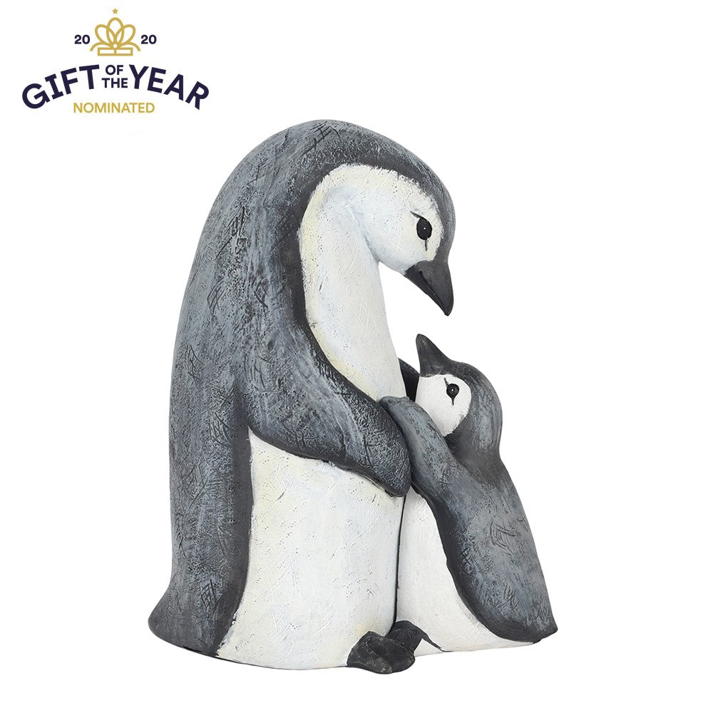 Figura Mamá Pingüino y Bebé