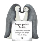 Figura Pareja de Pingüinos Para Siempre