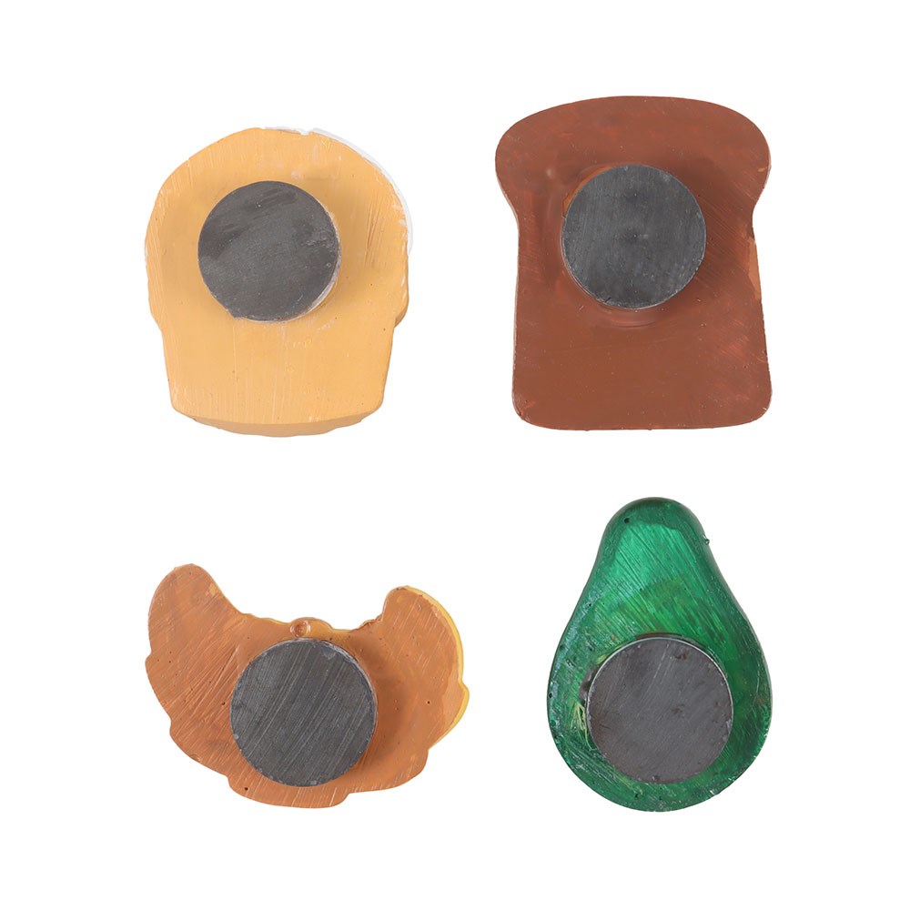 Set de 4 imanes de nevera Brunch