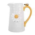 Jarra para Flores Margaritas y Abeja