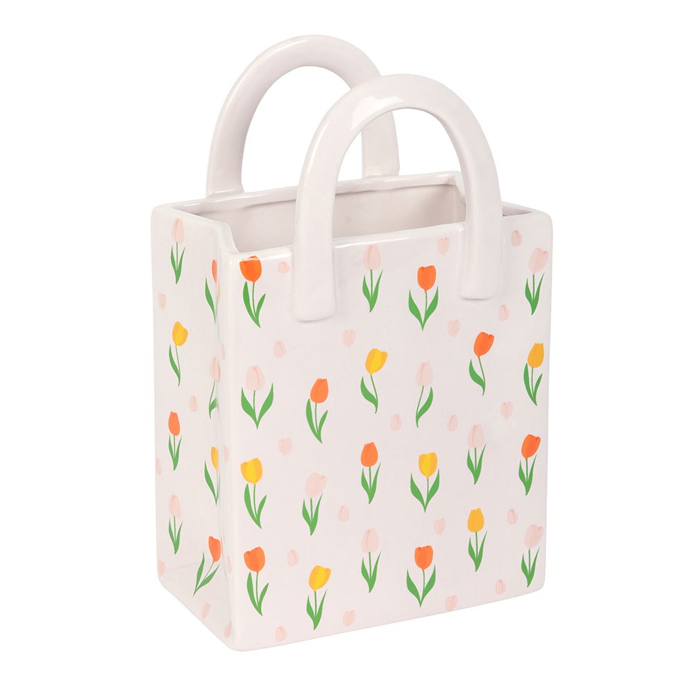 Jarrón Bolso de Tulipanes