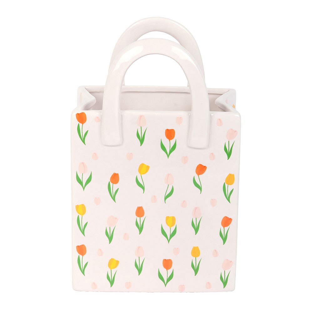 Jarrón Bolso de Tulipanes
