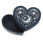 Joyero con Tapa "Corazón Luna Azul"