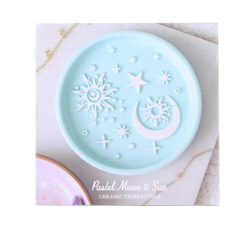 Platito Joyero "Luna y Sol" Azul