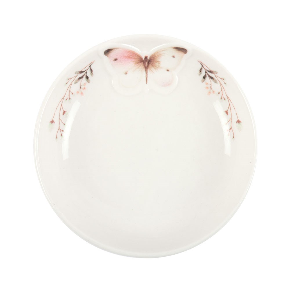 Platito Joyero "Mariposa Blanca"