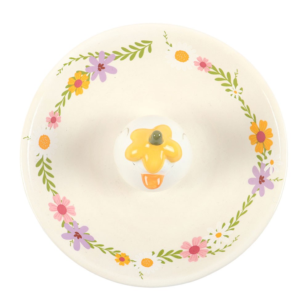 Platito Joyero "Patito con Margarita"