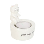 Portavelas Gatito Warm Paws, Happy Heart