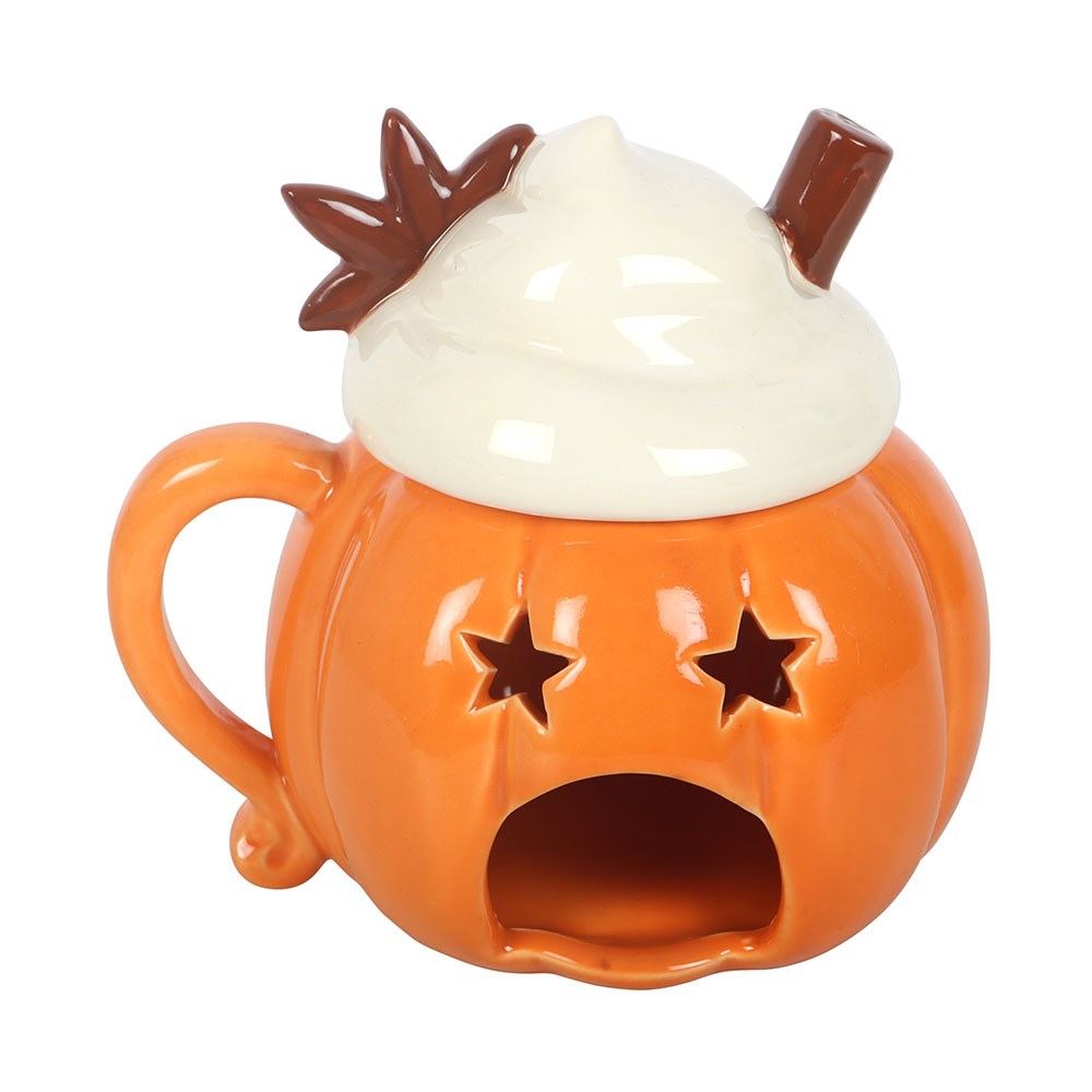 Quemador de aceites y cera Calabaza con Nata AMI HOME