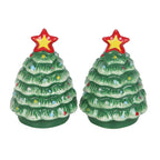 Salero y Pimentero Árboles de Navidad Nostálgicos