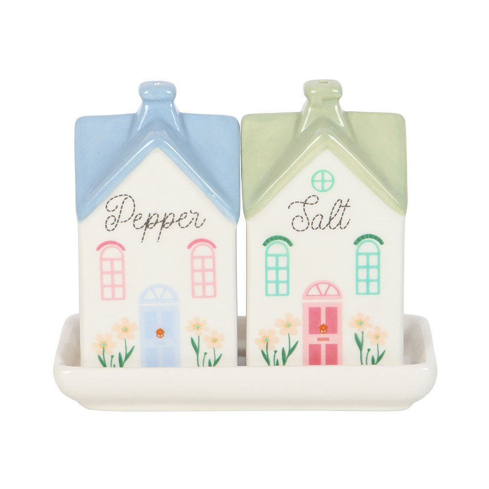 Salero y Pimentero Casitas Pastel