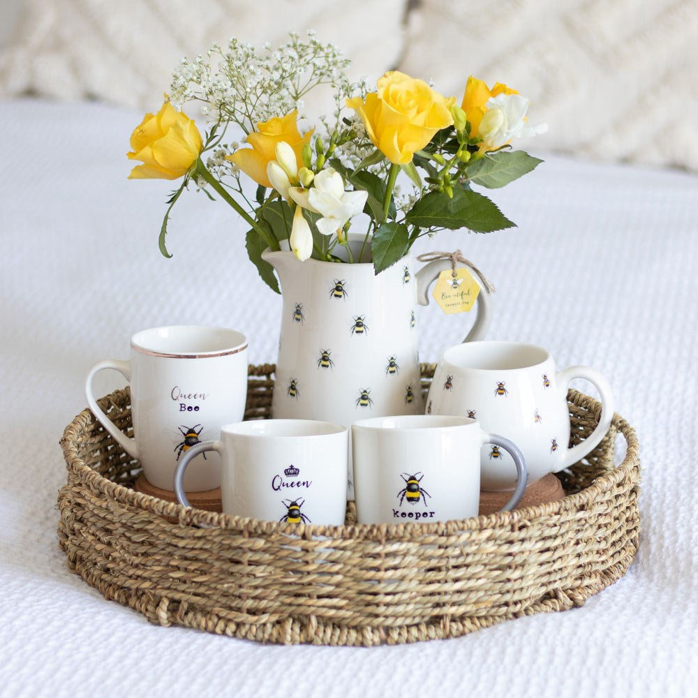 Set de 2 Tazas Abeja Reina y Apicultor