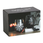 Set de 2 Vasos Araña y Telaraña