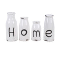 Set de 4 Botellas Decorativas de Leche