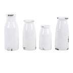 Set de 4 Botellas Decorativas de Leche