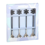 Set de 4 Cucharillas Copo de Nieve