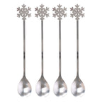 Set de 4 Cucharillas Copo de Nieve