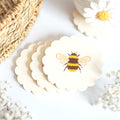 Set de 4 Posavasos Abejas