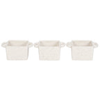 Set de 3 cuencos para picoteo Navidad Blanca AMI HOME