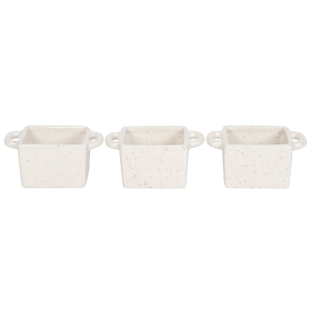 Set de 3 cuencos para picoteo Navidad Blanca AMI HOME