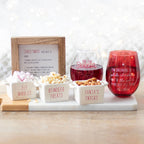 Set de 3 cuencos para picoteo Navidad Blanca AMI HOME