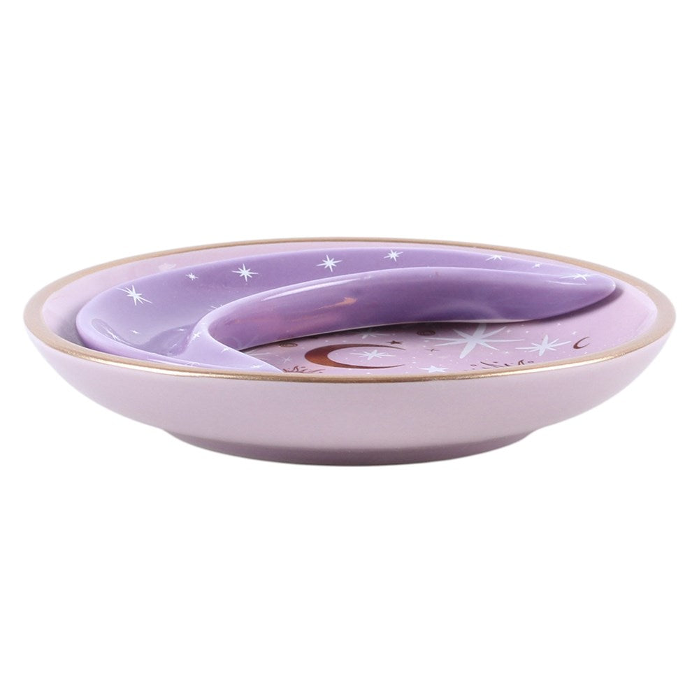 Set de 2 Platitos Apilables "Luna Morada"