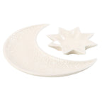 Set de 2 Platitos "Luna y Estrella"