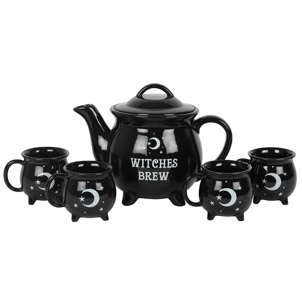 Set de Té Caldero de Bruja