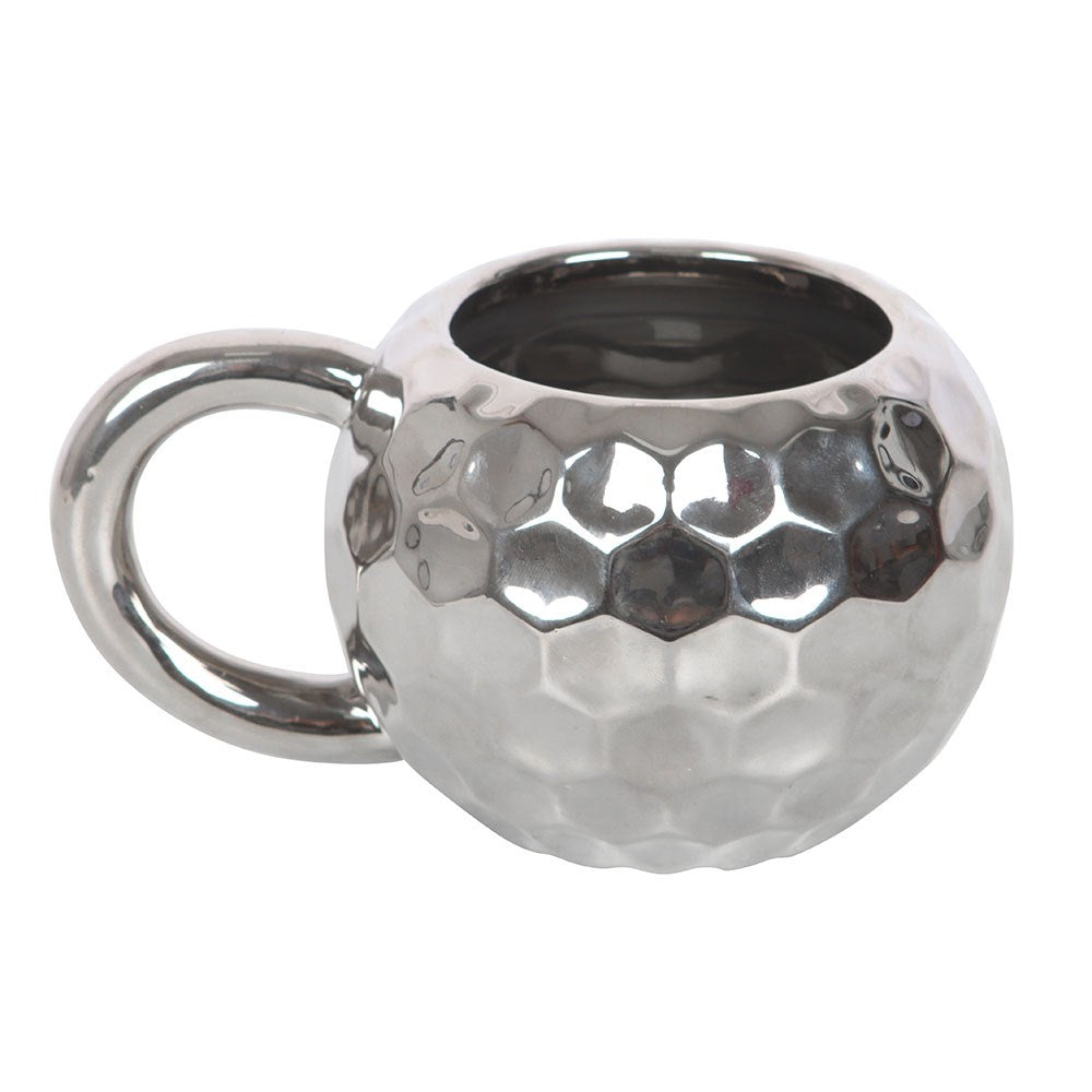 Taza Bola de Discoteca Plateada