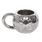 Taza Bola de Discoteca Plateada