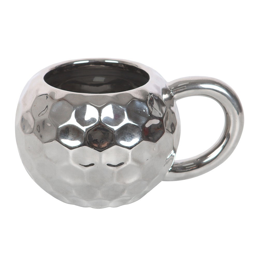 Taza Bola de Discoteca Plateada