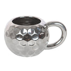 Taza Bola de Discoteca Plateada