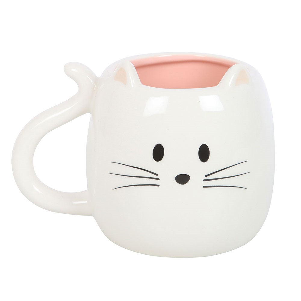 Taza Gatito Blanco