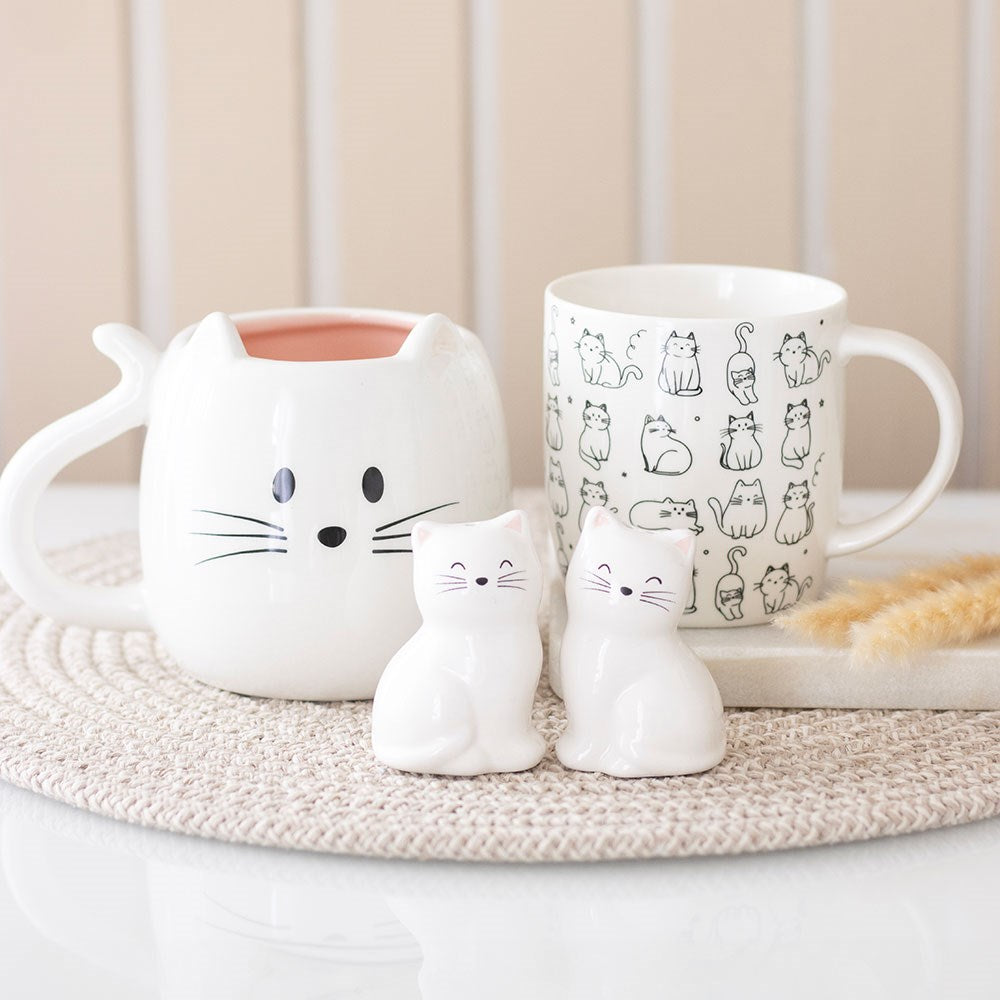 Taza Gatito Blanco