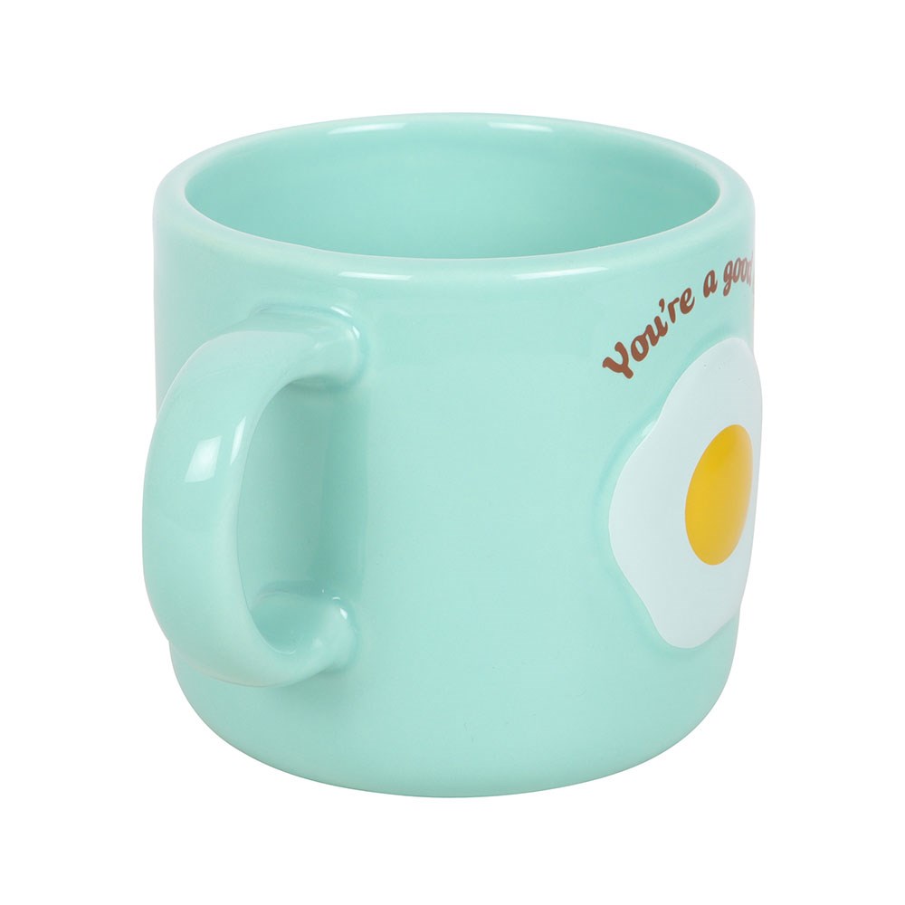 Taza Huevo Frito azul