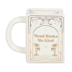 Taza Libro Read Books Be Kind Blanca