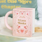 Taza Libro I Love Books Rosa