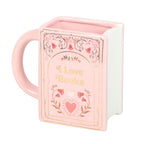 Taza Libro I Love Books Rosa