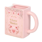 Taza Libro I Love Books Rosa