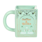 Taza Libro Coffee and Books Verde