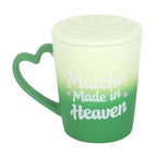 Taza Matcha con tapa posavasos