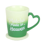 Taza Matcha con tapa posavasos