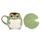 Taza Rana con Platito Nenúfar