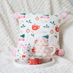 Taza con tapa Árbol de Navidad rosa AMI HOME
