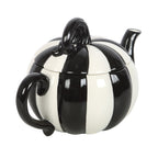 Tetera Calabaza a Rayas Blanco y Negro