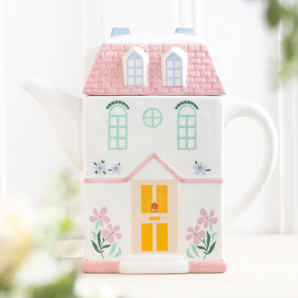 Tetera Casita Pastel