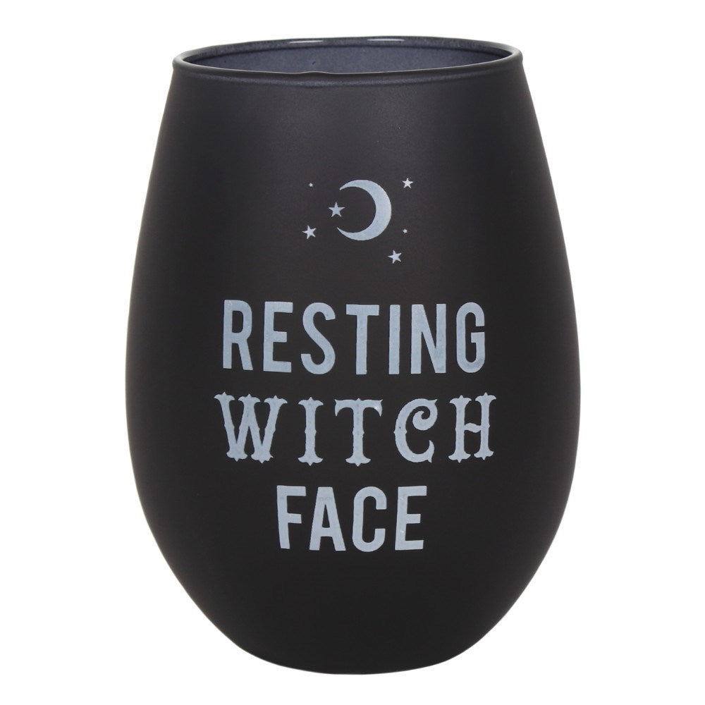 Vaso Negro Resting Witch Face