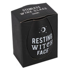 Vaso Negro Resting Witch Face