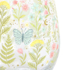 Vaso Flores y Mariposa