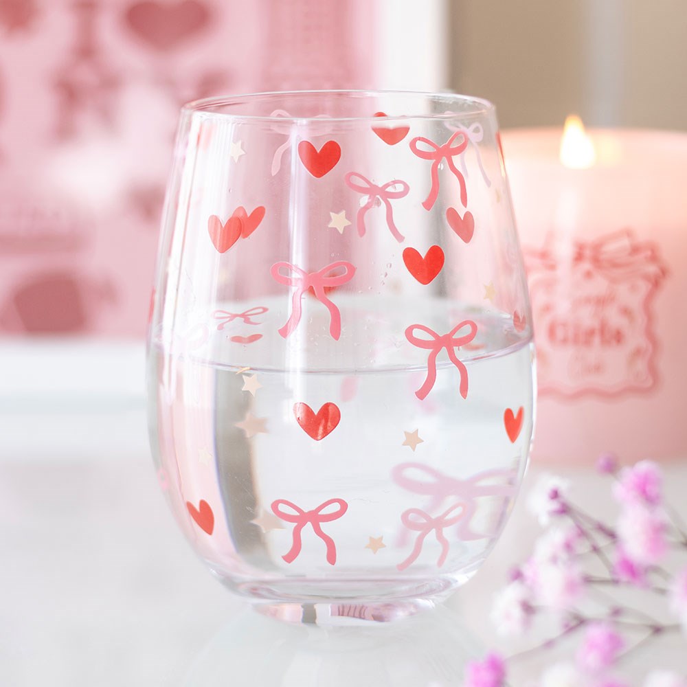 Vaso Lazos y Corazones