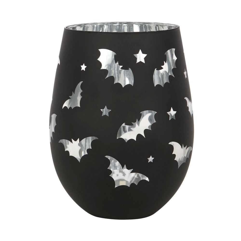 Vaso Murciélagos Plateado